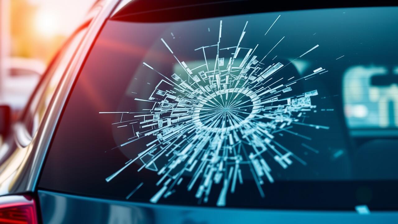 Can a car rear window just shattered?
