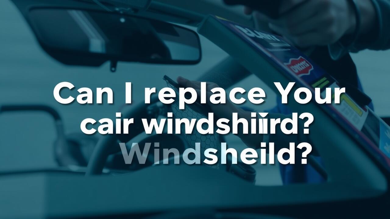 Can I replace my own car windscreen?