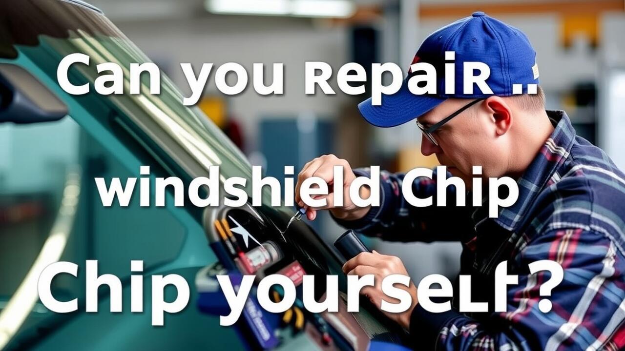 Can you repair a windshield chip yourself?