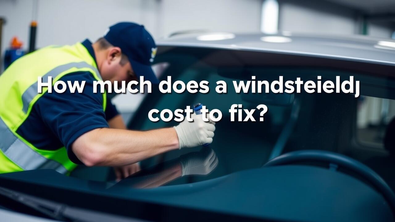 How much does a windscreen chip cost to fix?