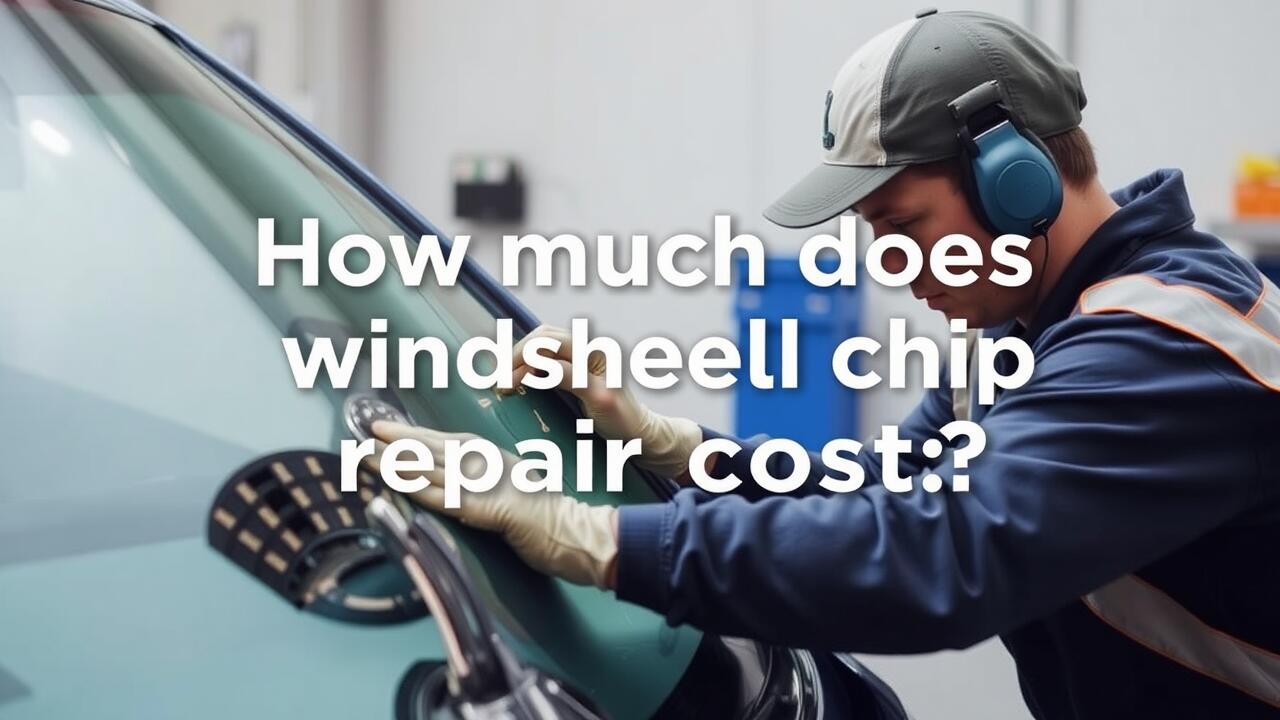 How much does windscreen chip repair cost?