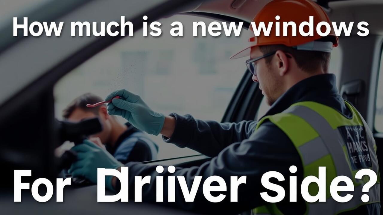 How much is a new window for the driver side?