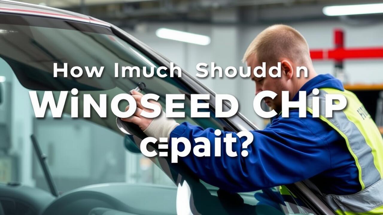 How much should a windscreen chip repair cost?