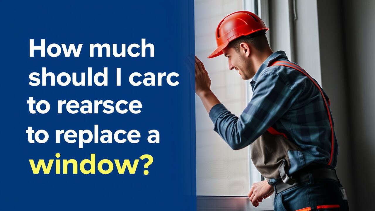 How much should I charge to replace a window?