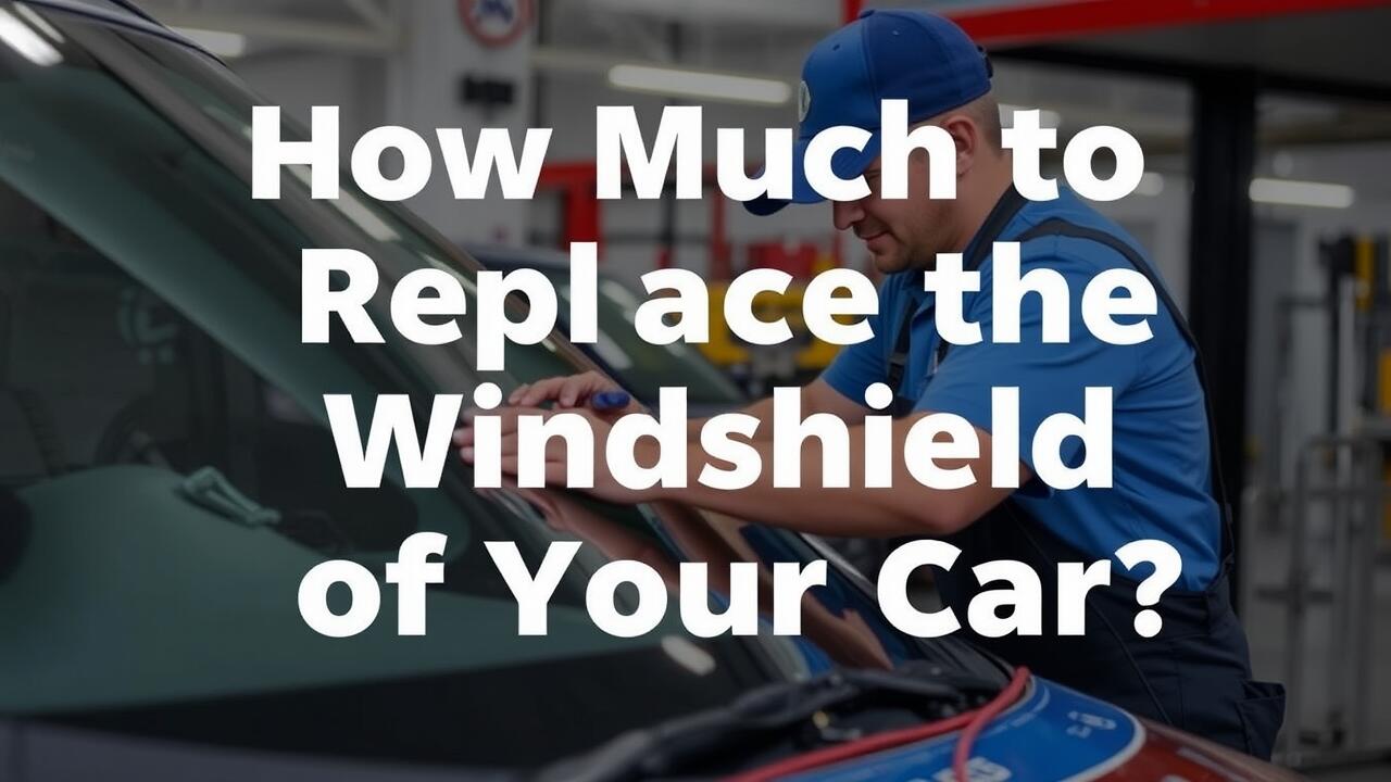 How much to replace the windshield of a car?