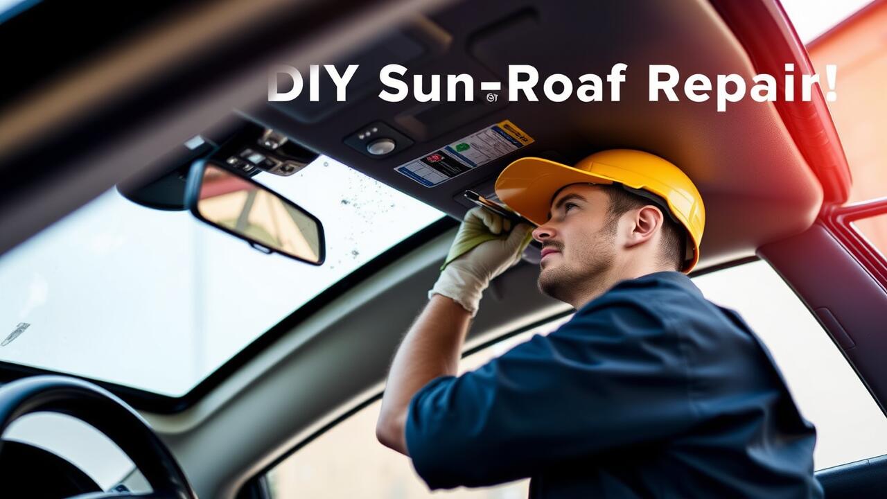 How to DIY sunroof repair for minor damages?