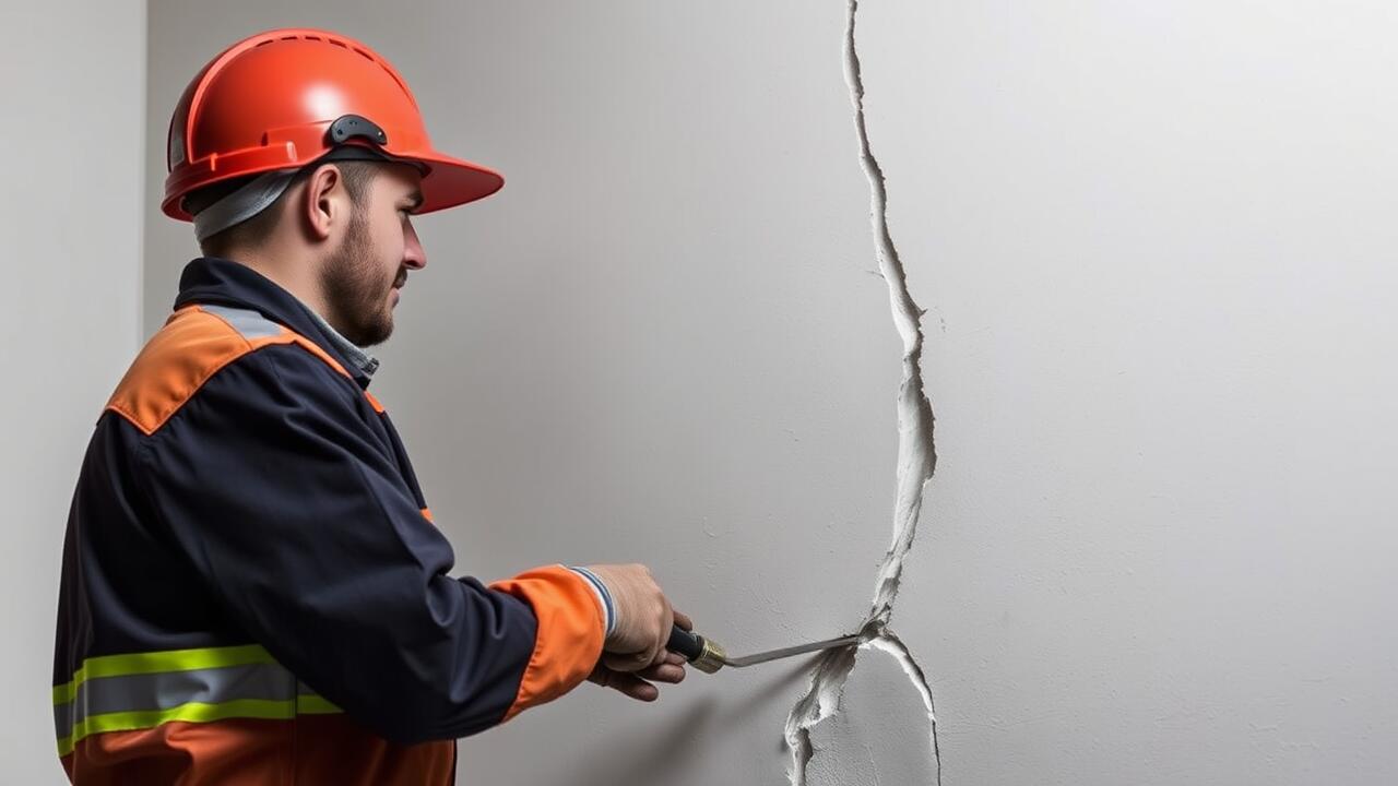 How to fix crack in gyprock?