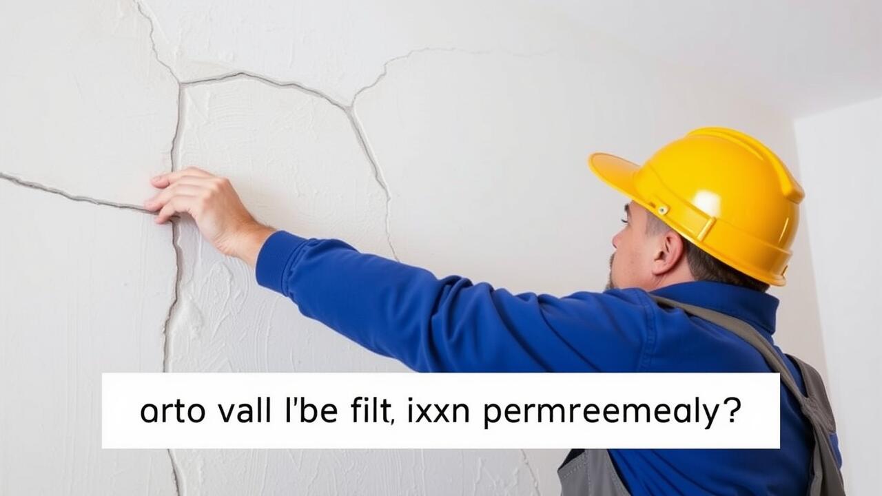 How to fix wall cracks permanently?