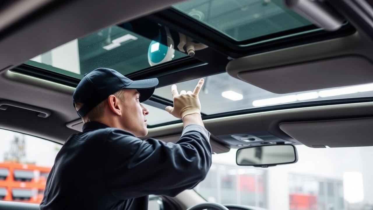 How to inspect a used car for sunroof issues before purchase?