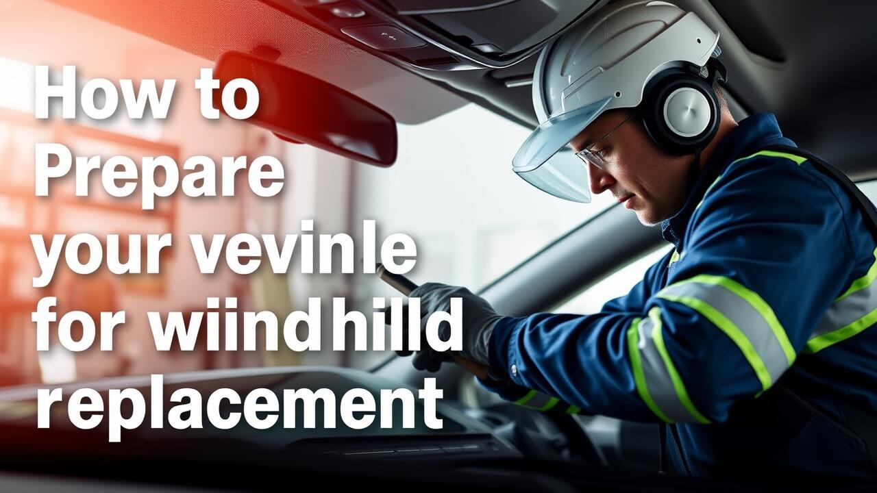 How to prepare your vehicle for windshield replacement