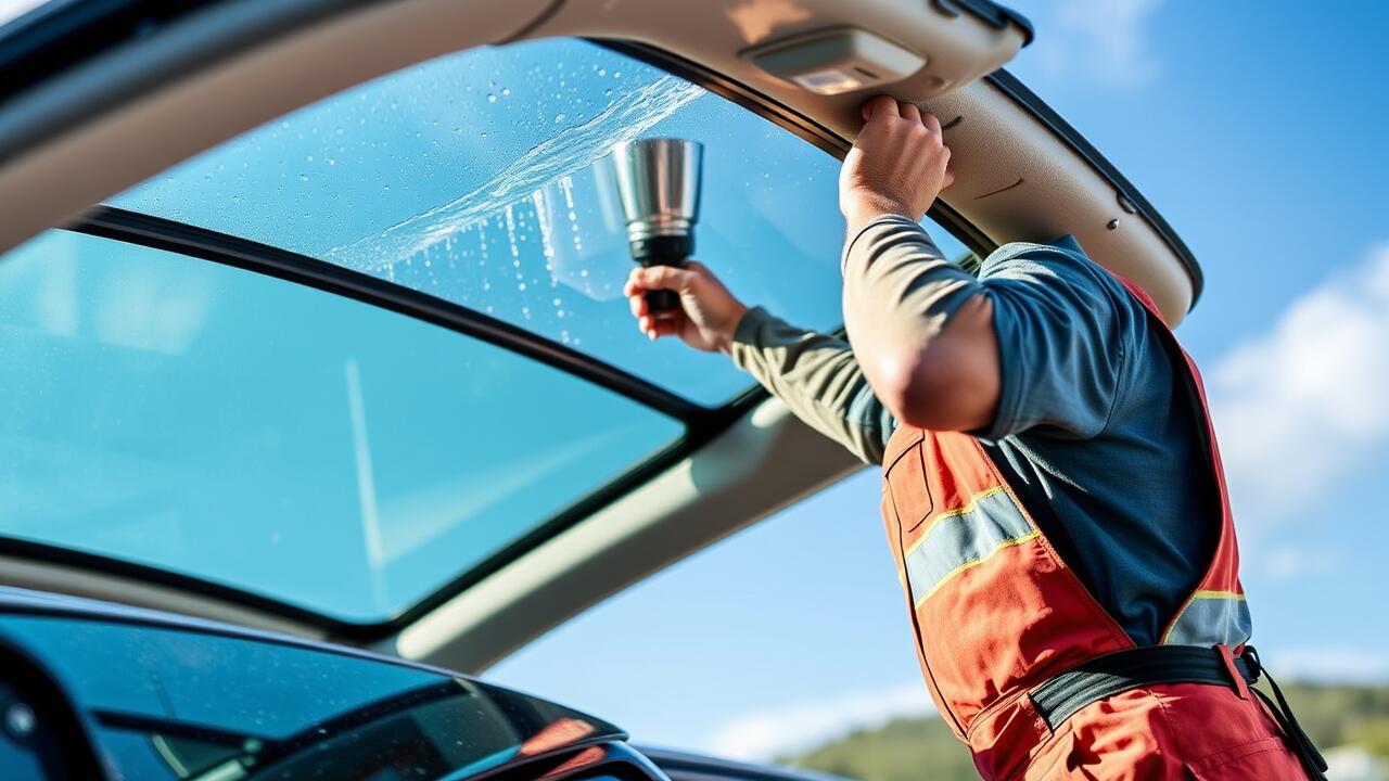 How to seal a sunroof to prevent water leaks?