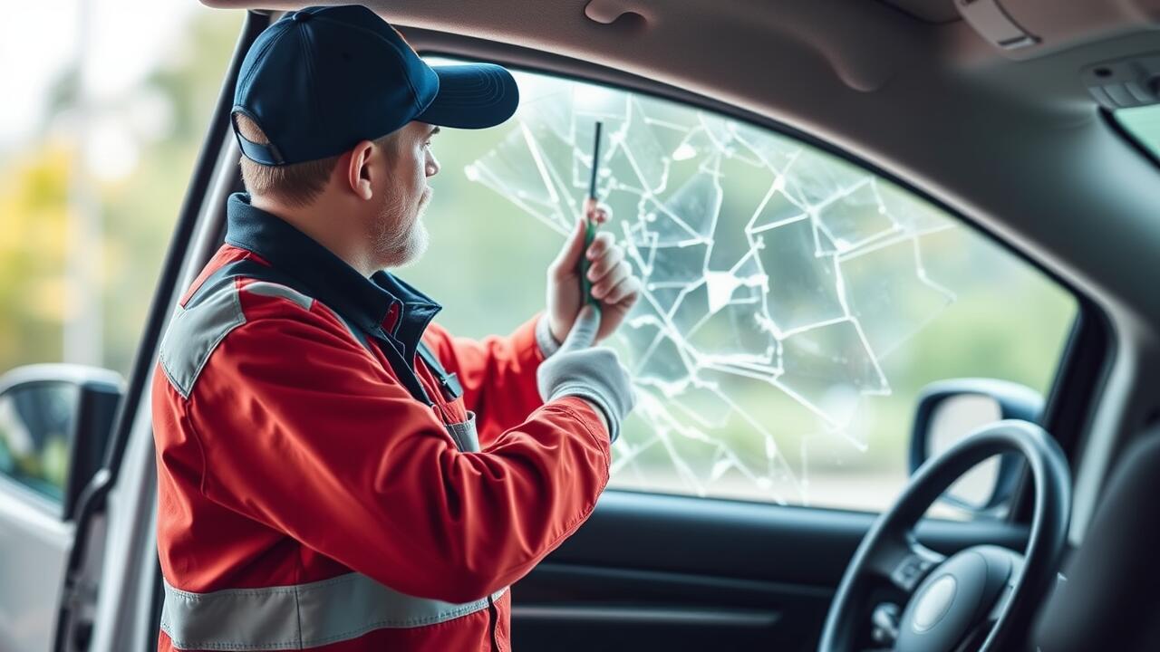How to temporarily fix a broken back car window?
