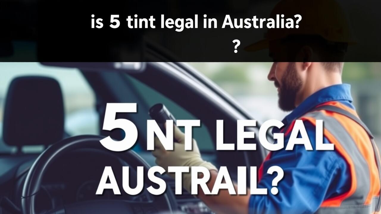 Is 5 tint legal in Australia?
