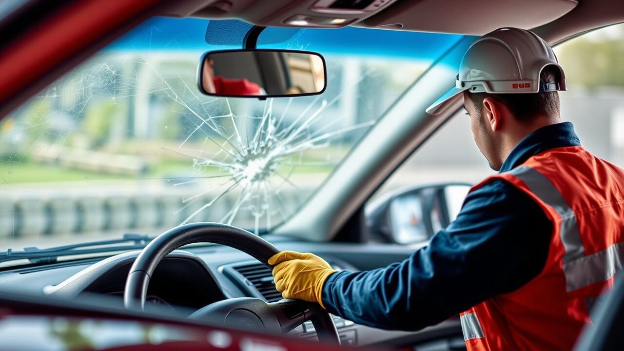 Is it illegal to drive with a cracked windscreen in QLD?