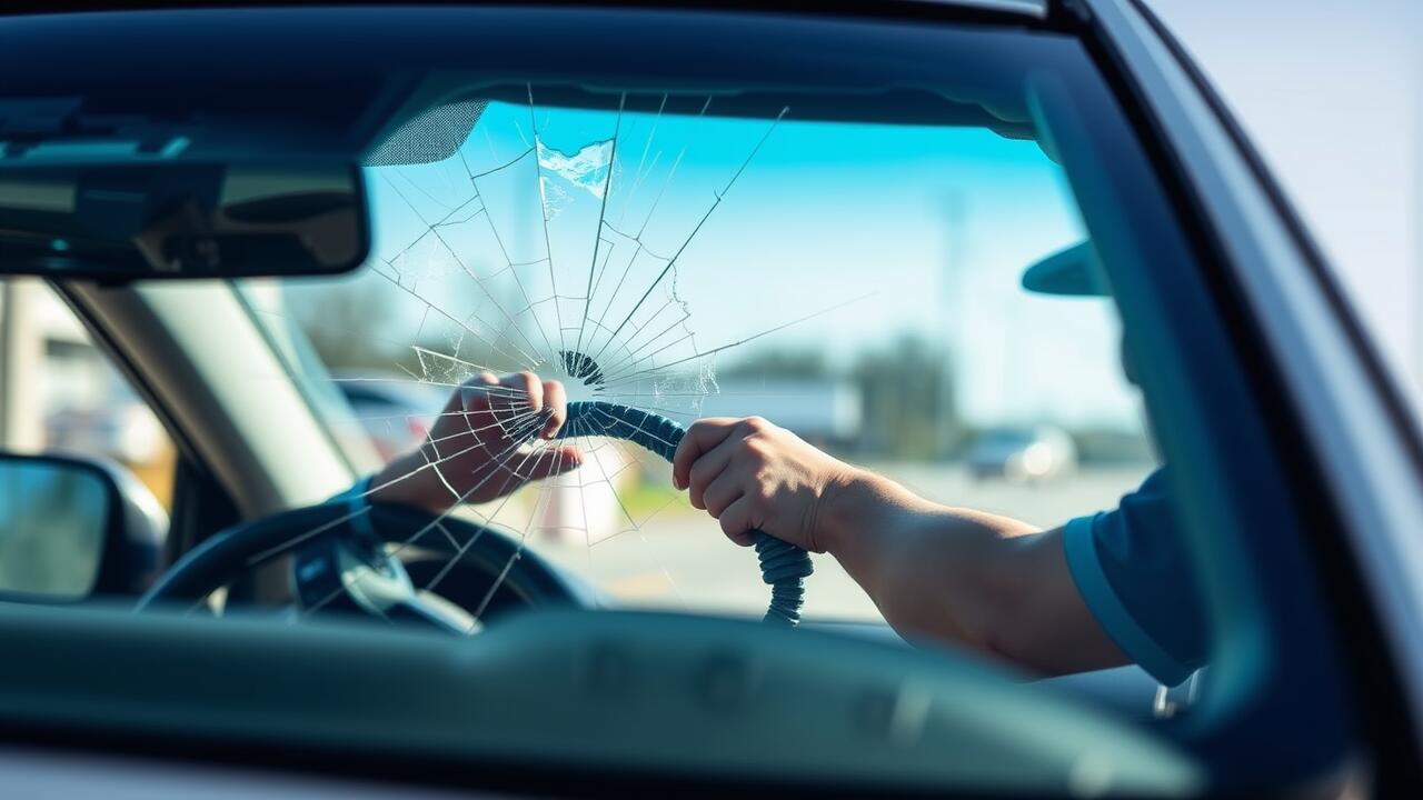 Is it illegal to ride around with a cracked windshield?