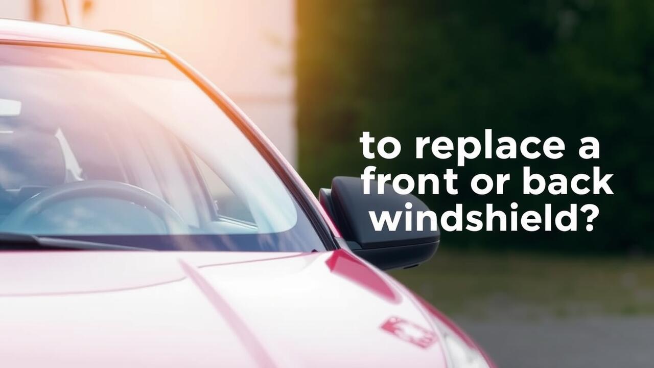 Is it more expensive to replace a front or back windshield?
