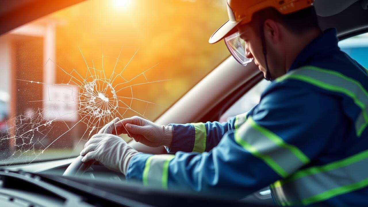 Is it OK to drive with a cracked windscreen?
