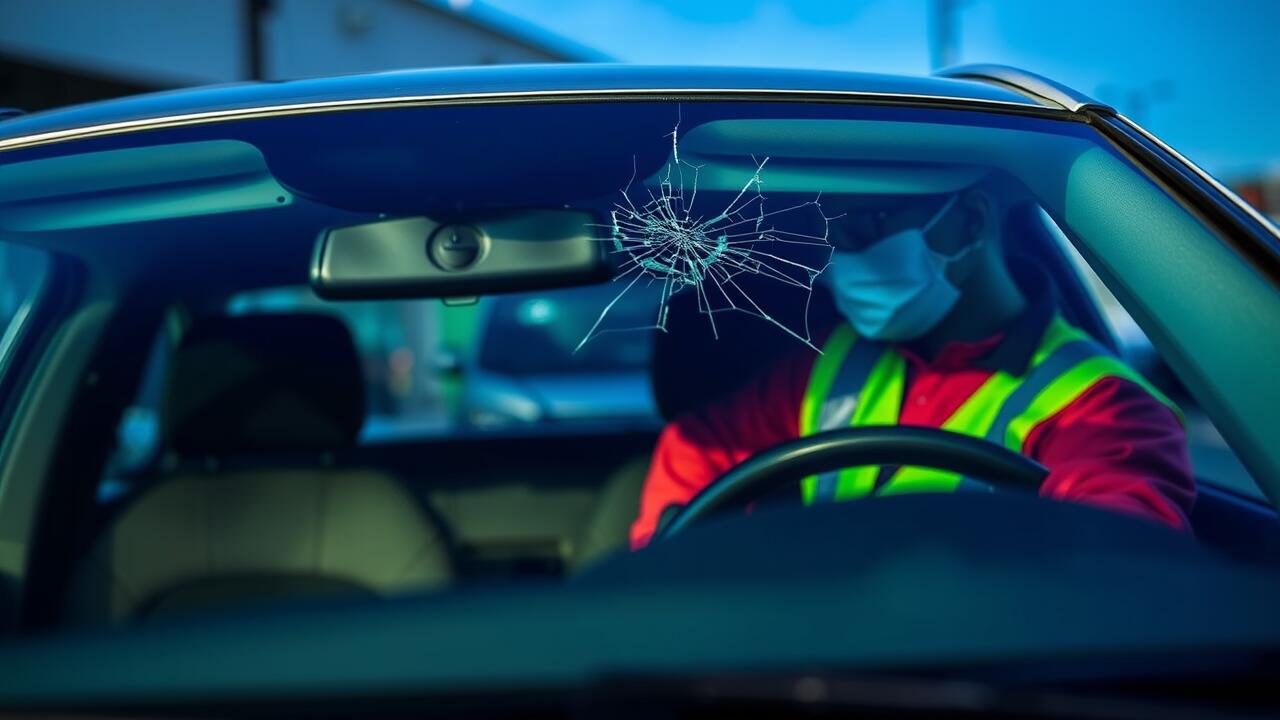 Is it okay to drive with a cracked windscreen?