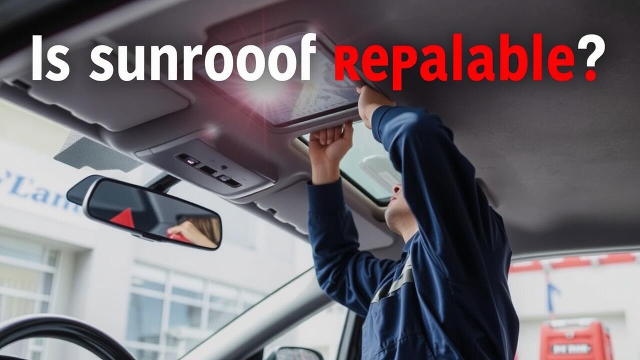 Is sunroof repairable?