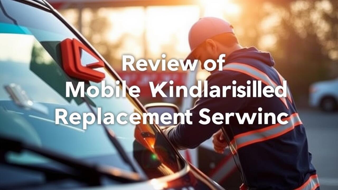 Review of mobile windshield replacement services