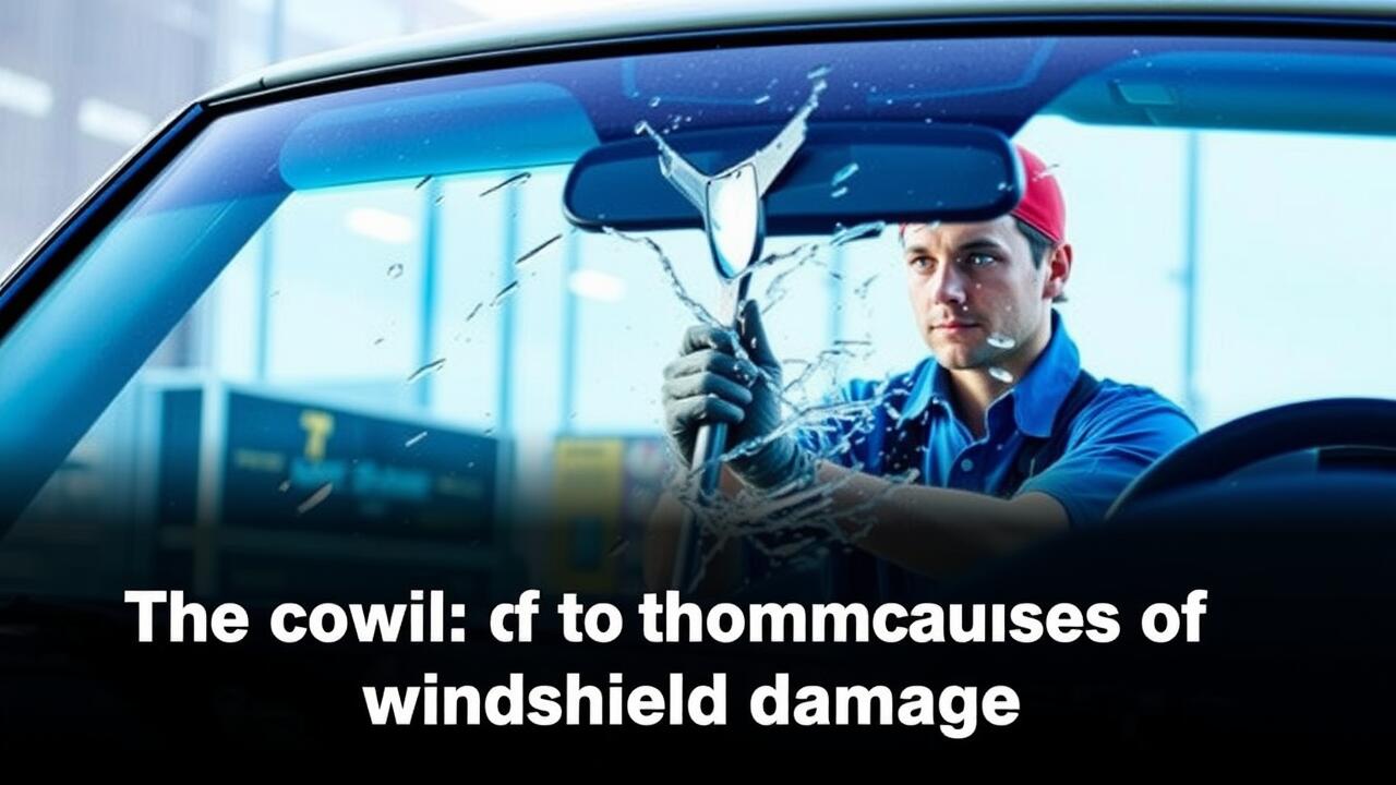 Round up of the most common causes of windshield damage