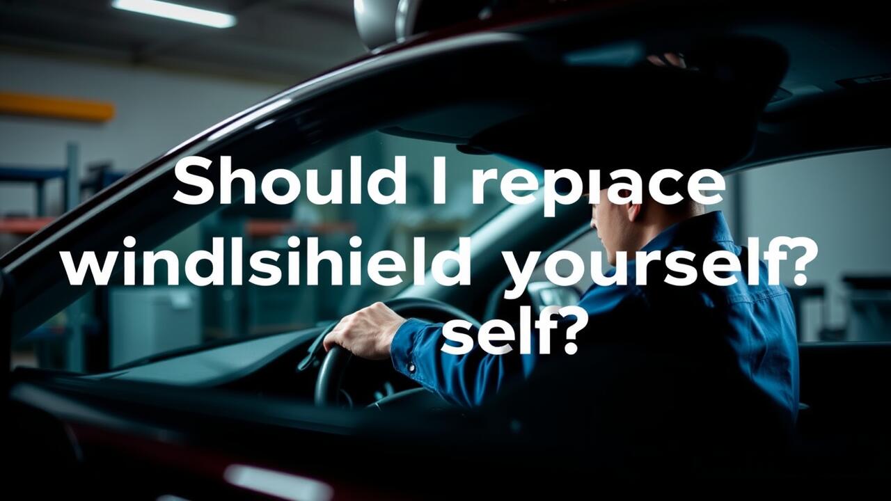 Should I replace windshield myself?