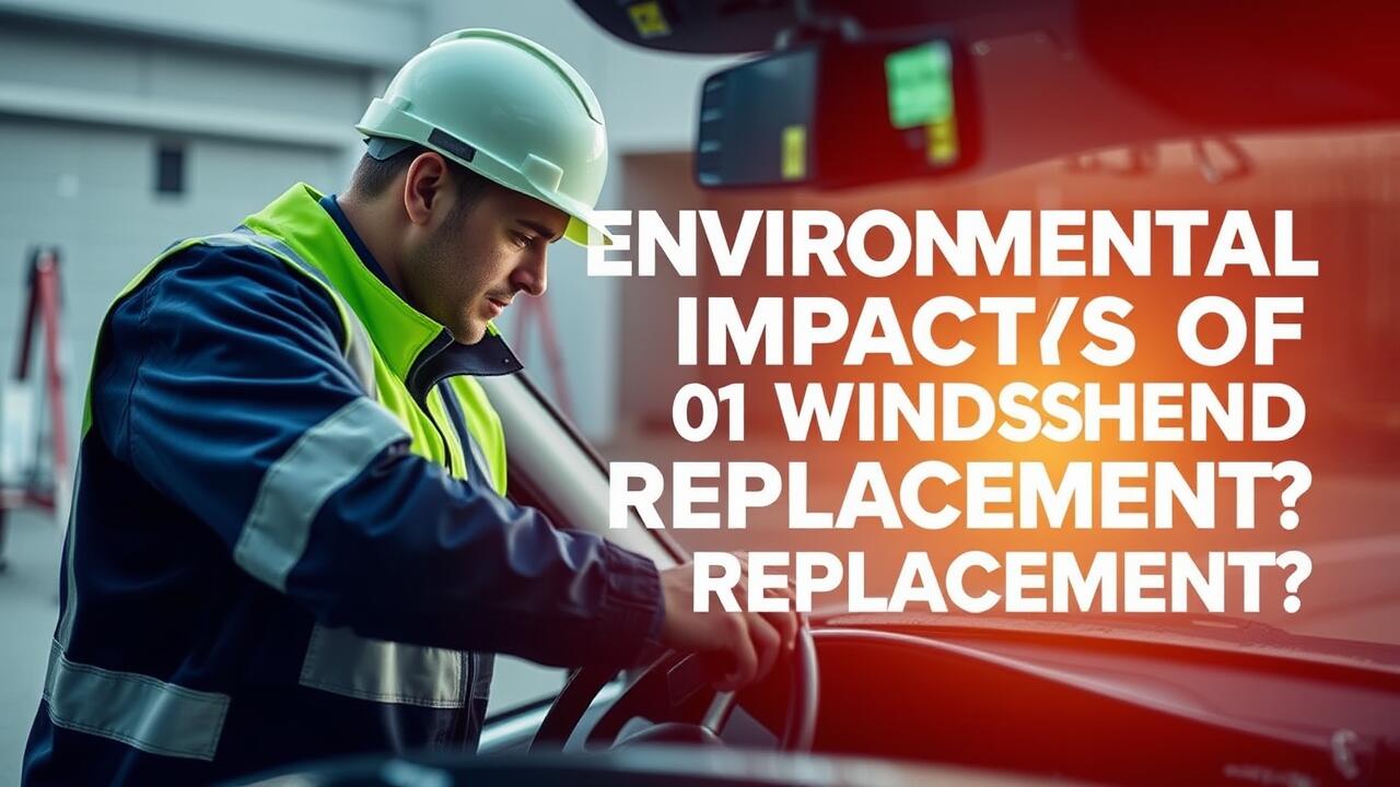 What are the environmental impacts of windscreen replacement?