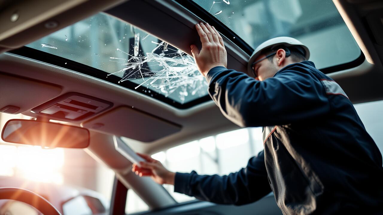 What do I do if my sunroof shattered?