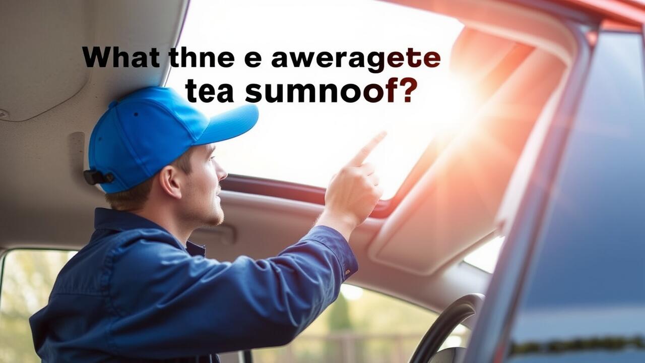 What is the average price to fix a sunroof?