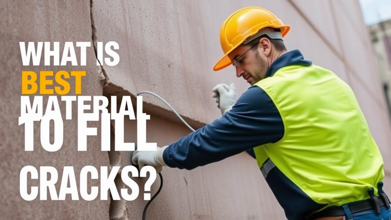 What is the best material to fill cracks?