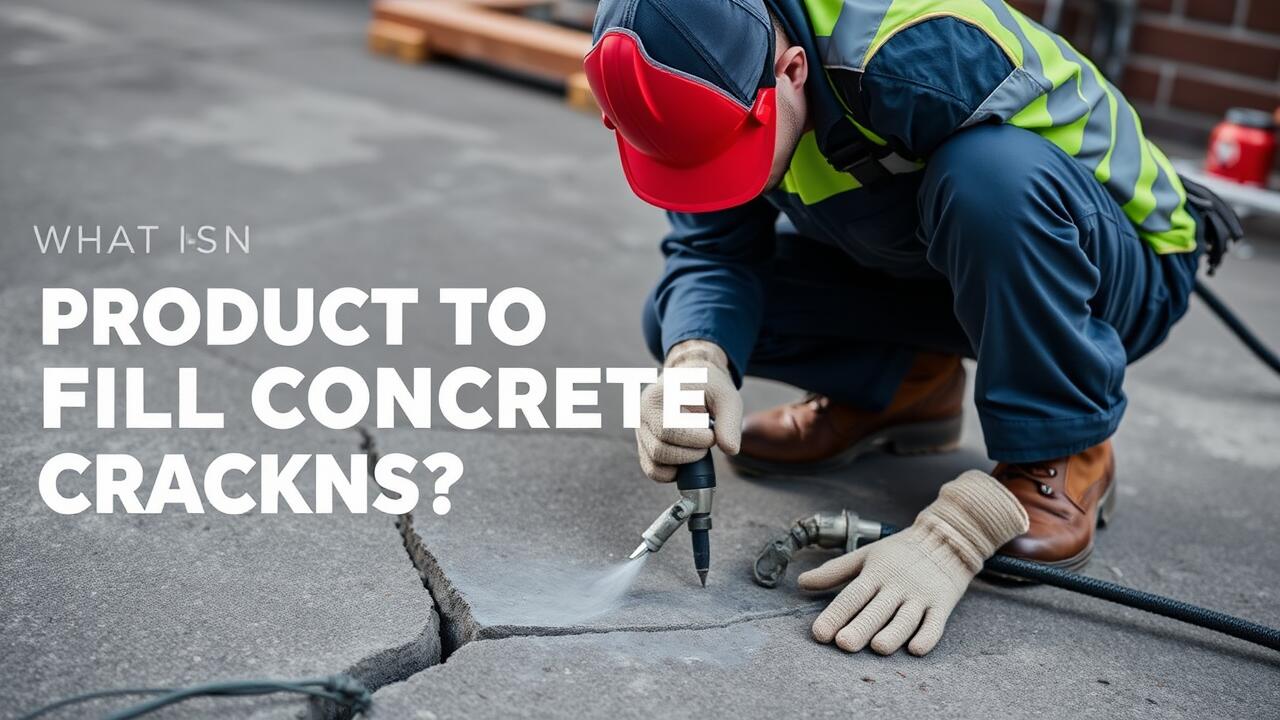 What is the best product to fill concrete cracks?