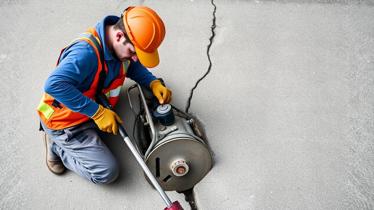 What is the best way to fix cracks in concrete?