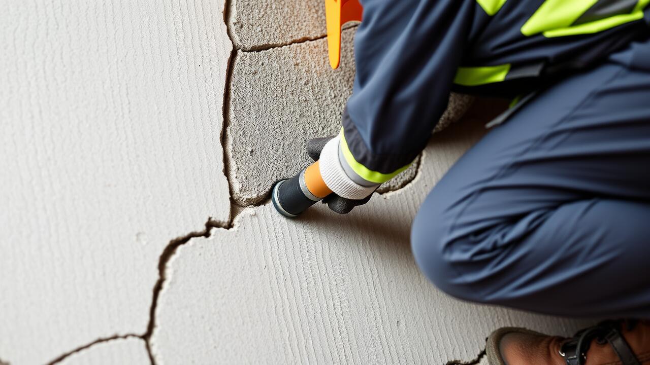 What is the best way to repair cracks?