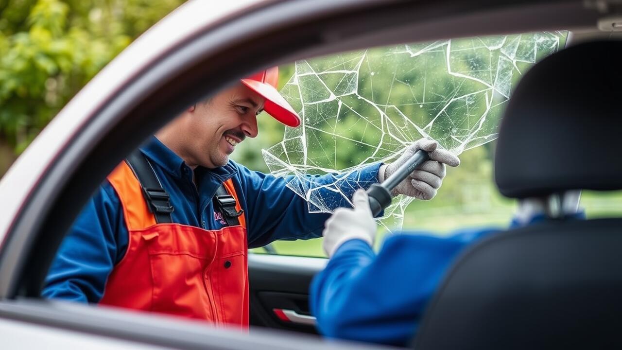 What to do when the rear window is broken?