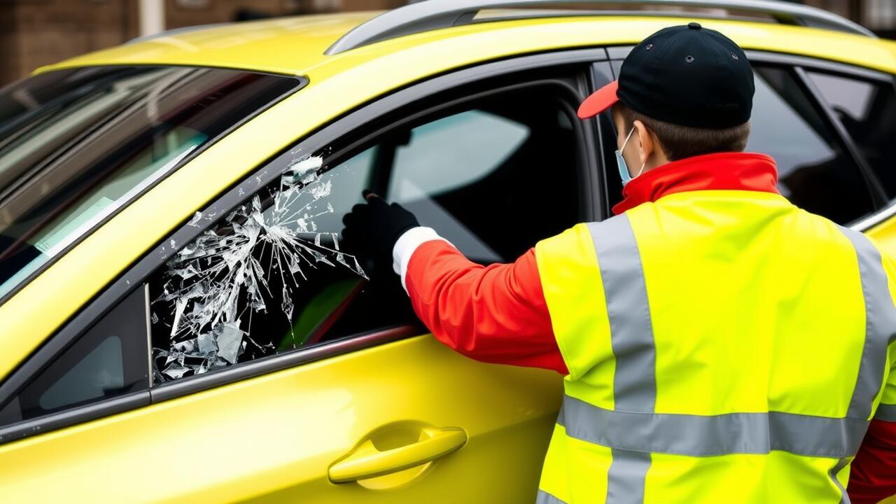 Why do car thieves break the back window?
