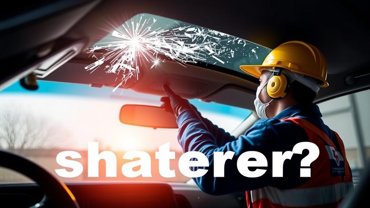 Why do sunroofs shatter?