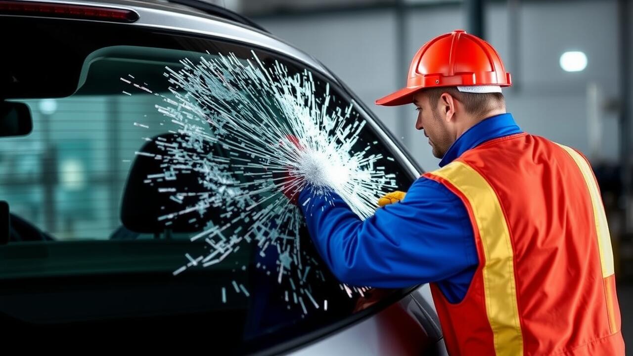 Why would a back car window shatter?